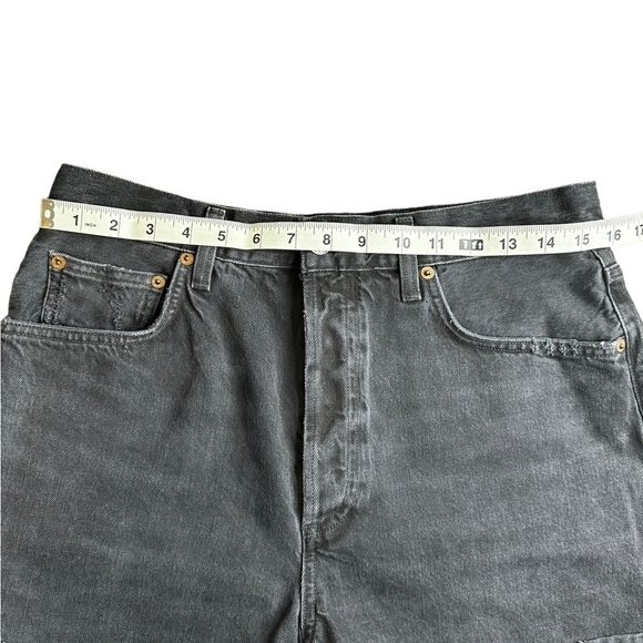 NEW AGOLDE dee high rise rolled hem short - Picture 4 of 8